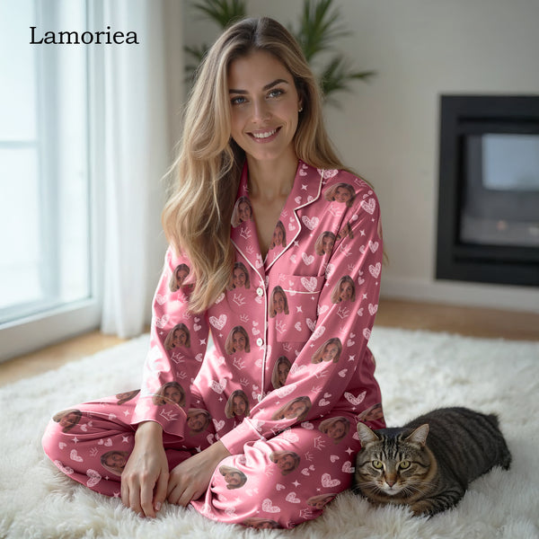 Custom Family Pajamas, Face Pajamas