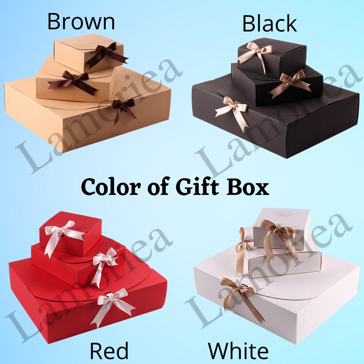 Personalized Kraft Gift Boxes