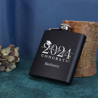 Custom Engraved 6 oz Stainless Flask