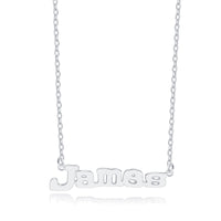 James Style Name Necklace Copper