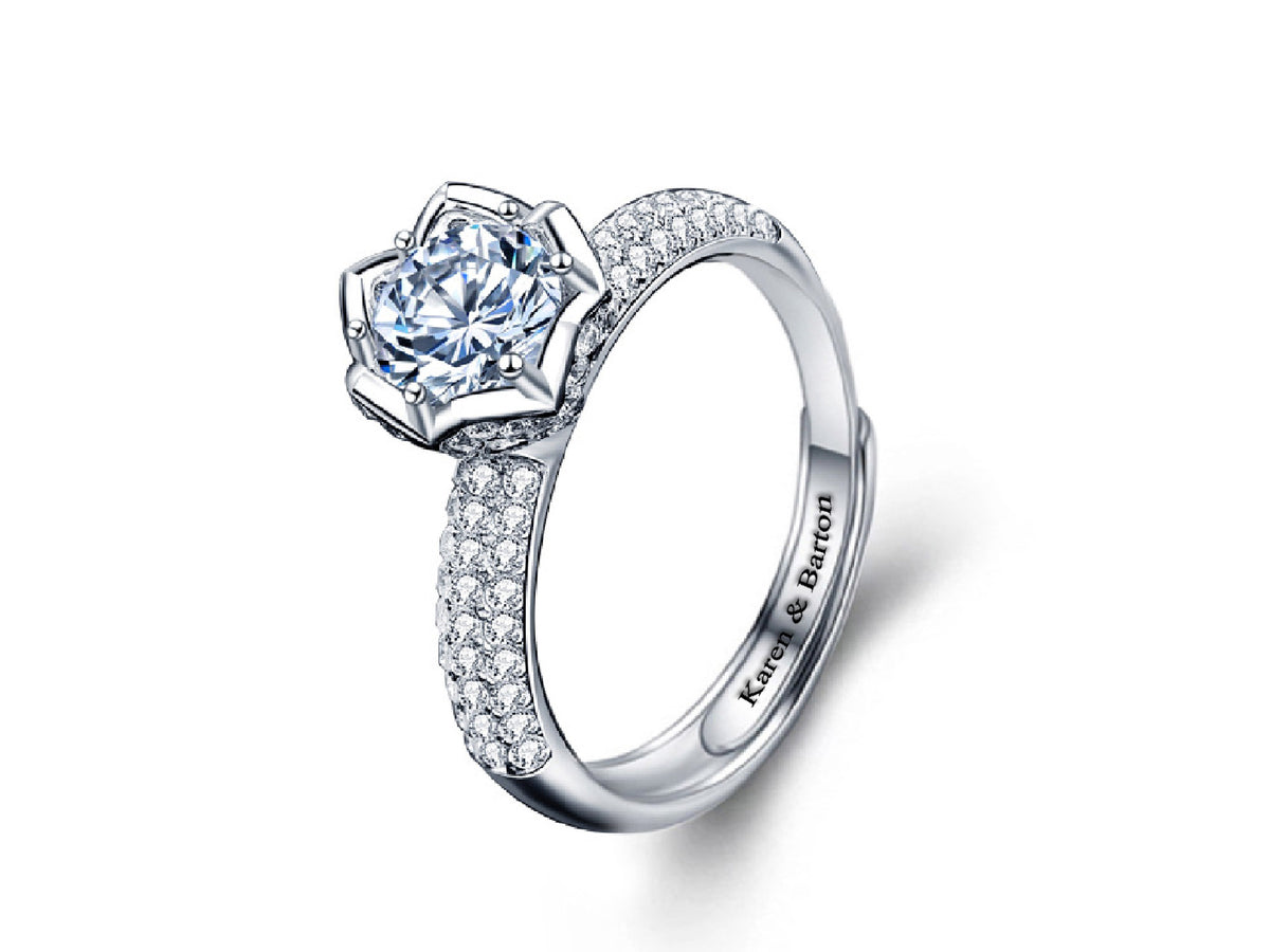 Jazz Blue Rose Ring