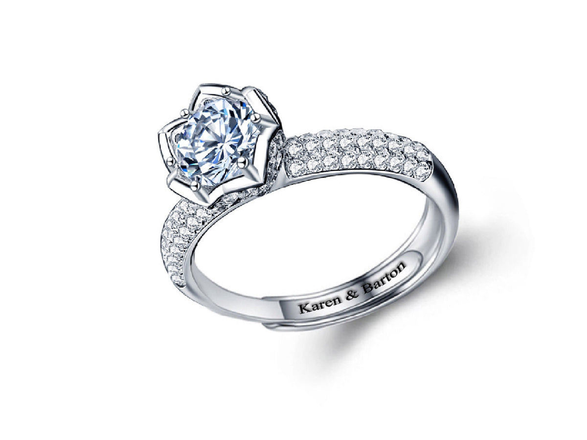 Jazz Blue Rose Ring