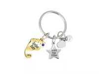 Personalized Baby Star Keychain