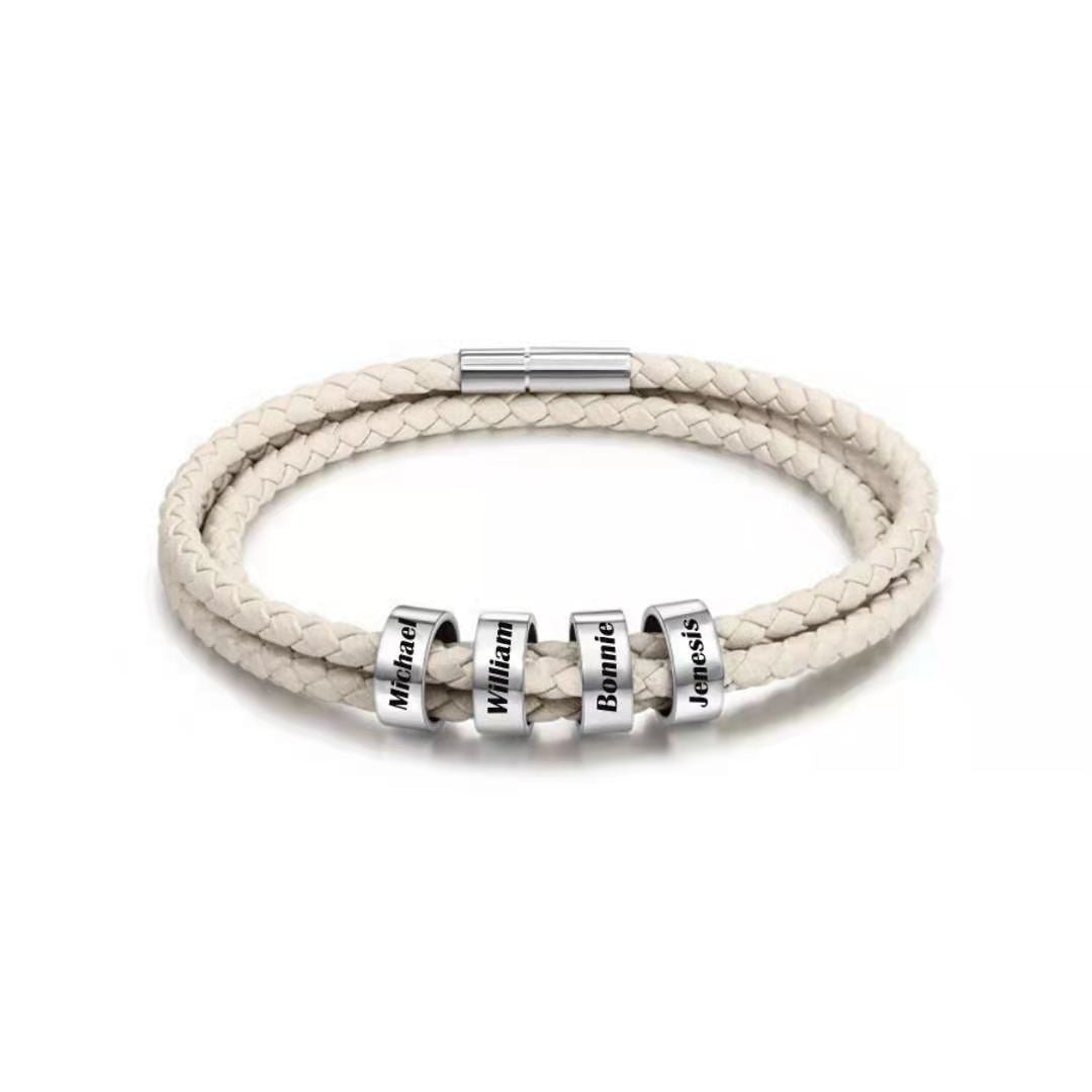 Personalized Family Braided Rope Name Bracelet – Lamoriea