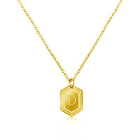 Personalized Gold Medal Necklace