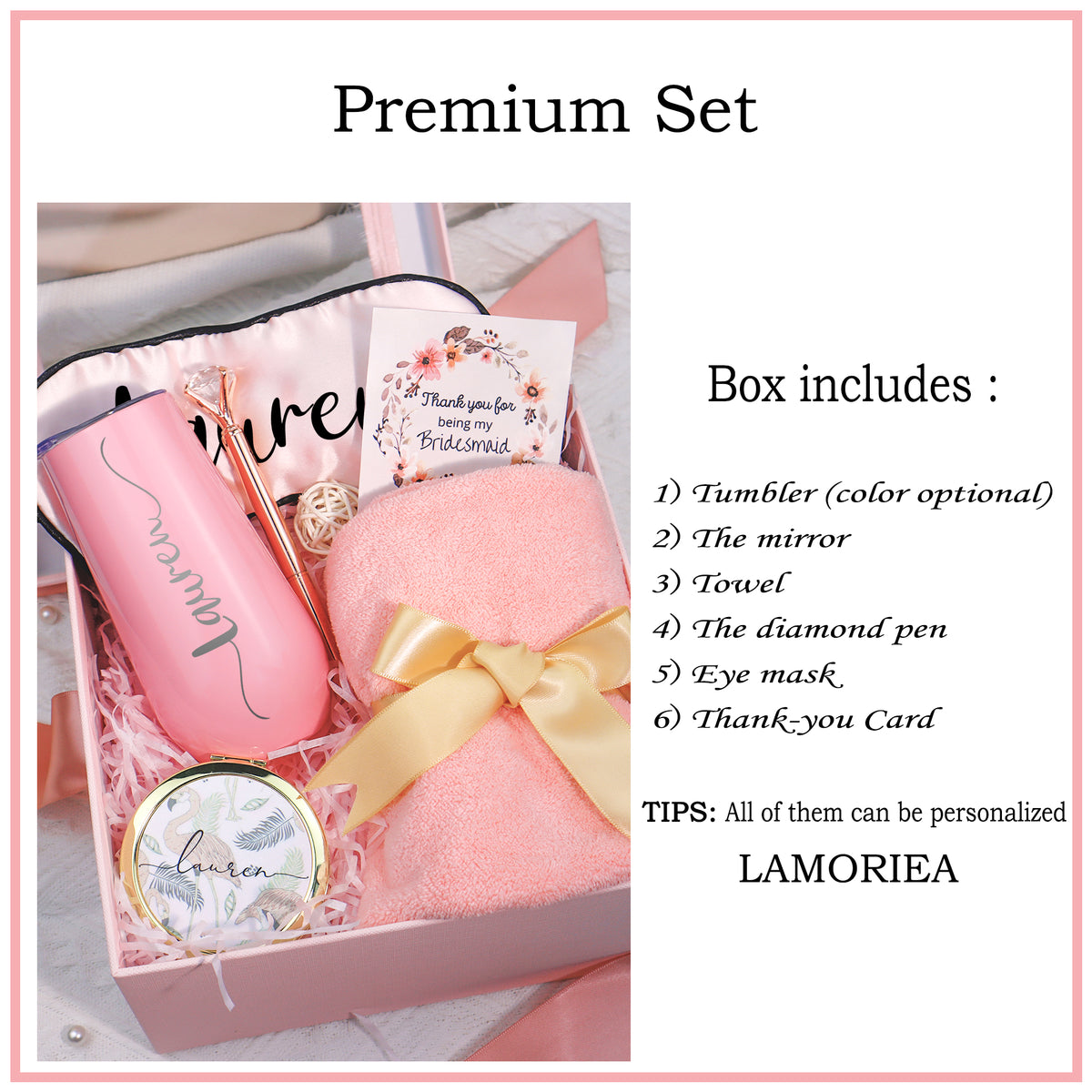 Personalized Bridesmaid Gift Set