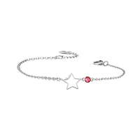 Personalized Star Bracelet with Birthstone Sterling Silver