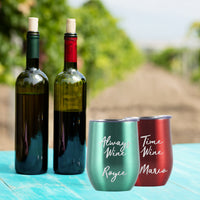 Personalized 12oz Wine Tumbler