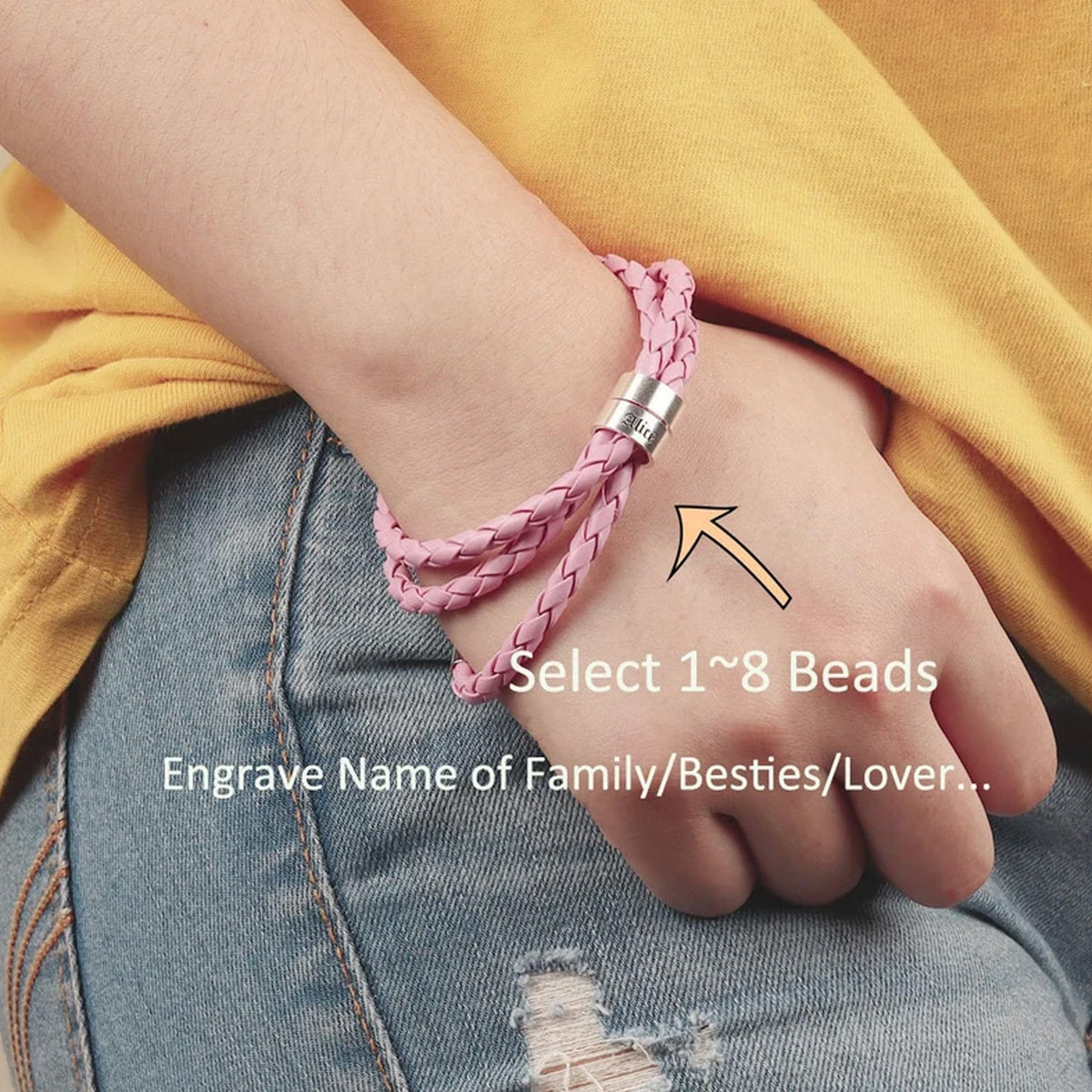 Personalized Beads Name Bracelet