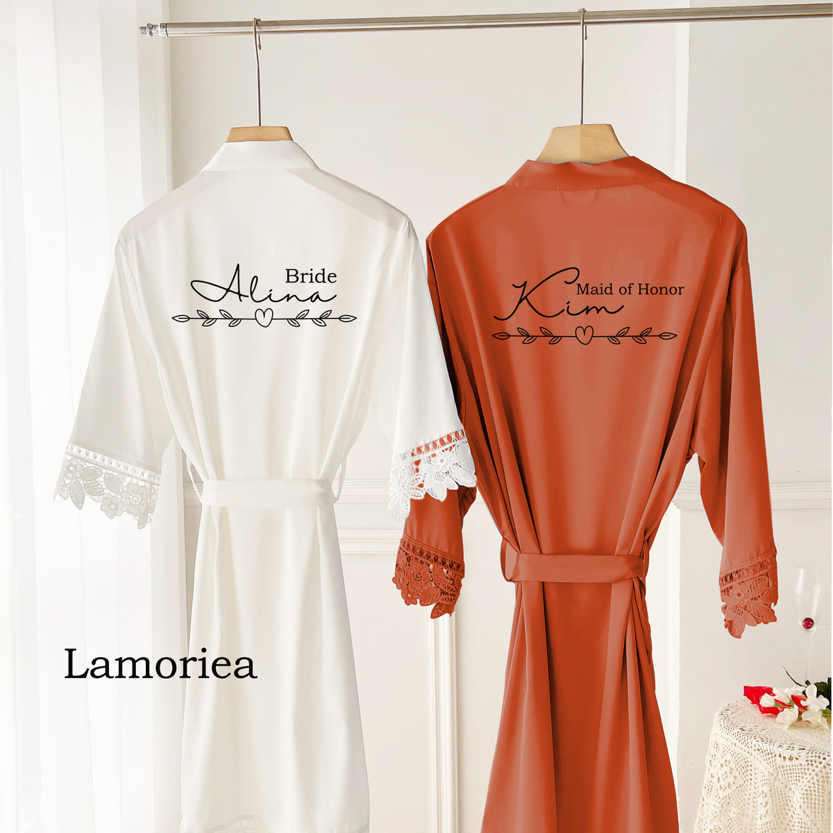 Personalised Bridesmaid robes