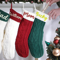 Custom Embroidered Christmas Stocking