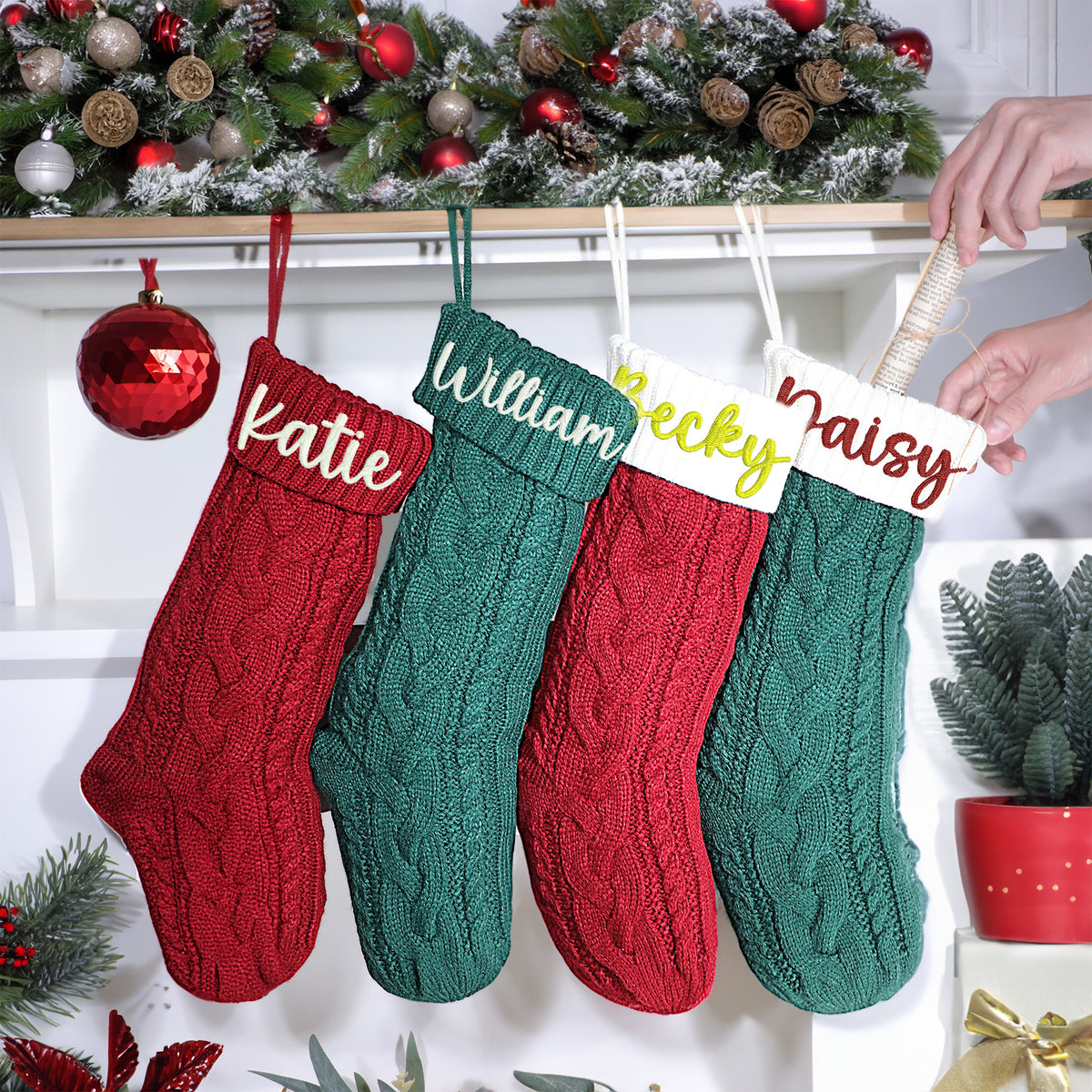 Custom Embroidered Christmas Stocking