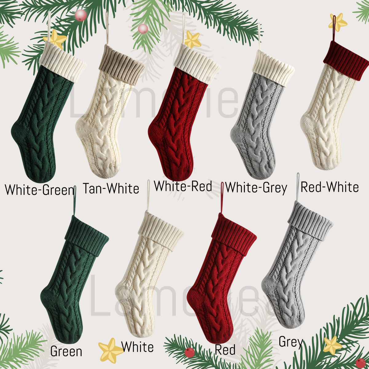 Custom Christmas Stockings with name