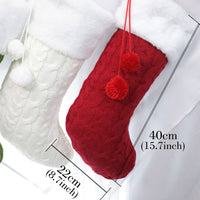 Personalized Knit Stockings for Christmas