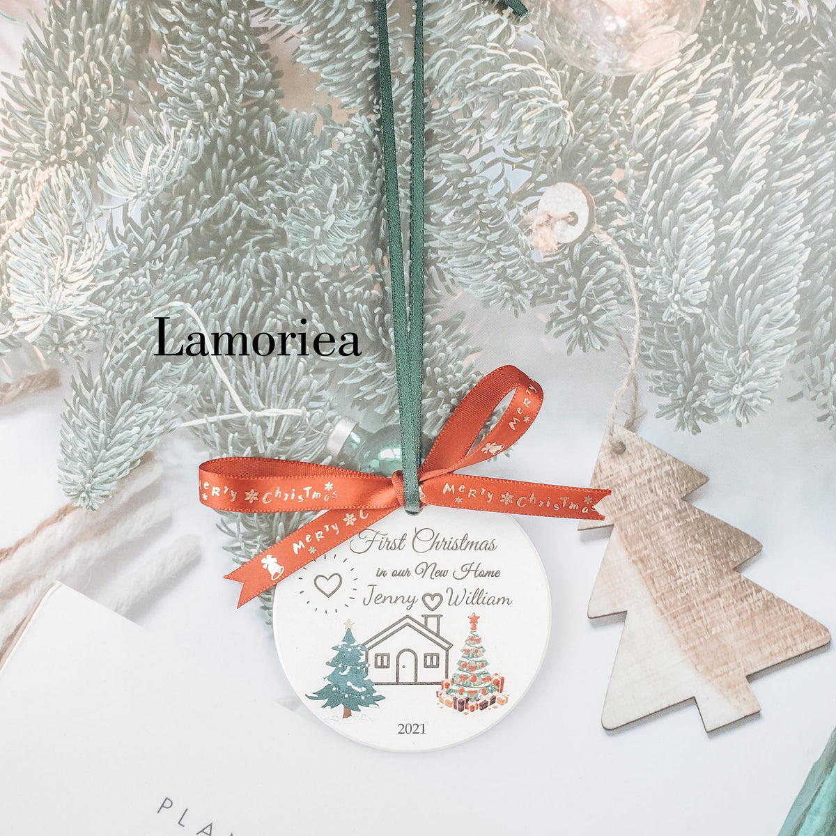 Personalized New Home Christmas Bauble