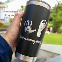 Custom Baby Keepsake Handprints And Footprints Engraved