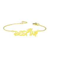 Personalized Destiny Style Name Bracelet Sterling Silver