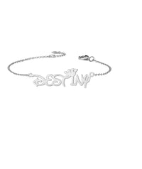 Personalized Destiny Style Name Bracelet Sterling Silver