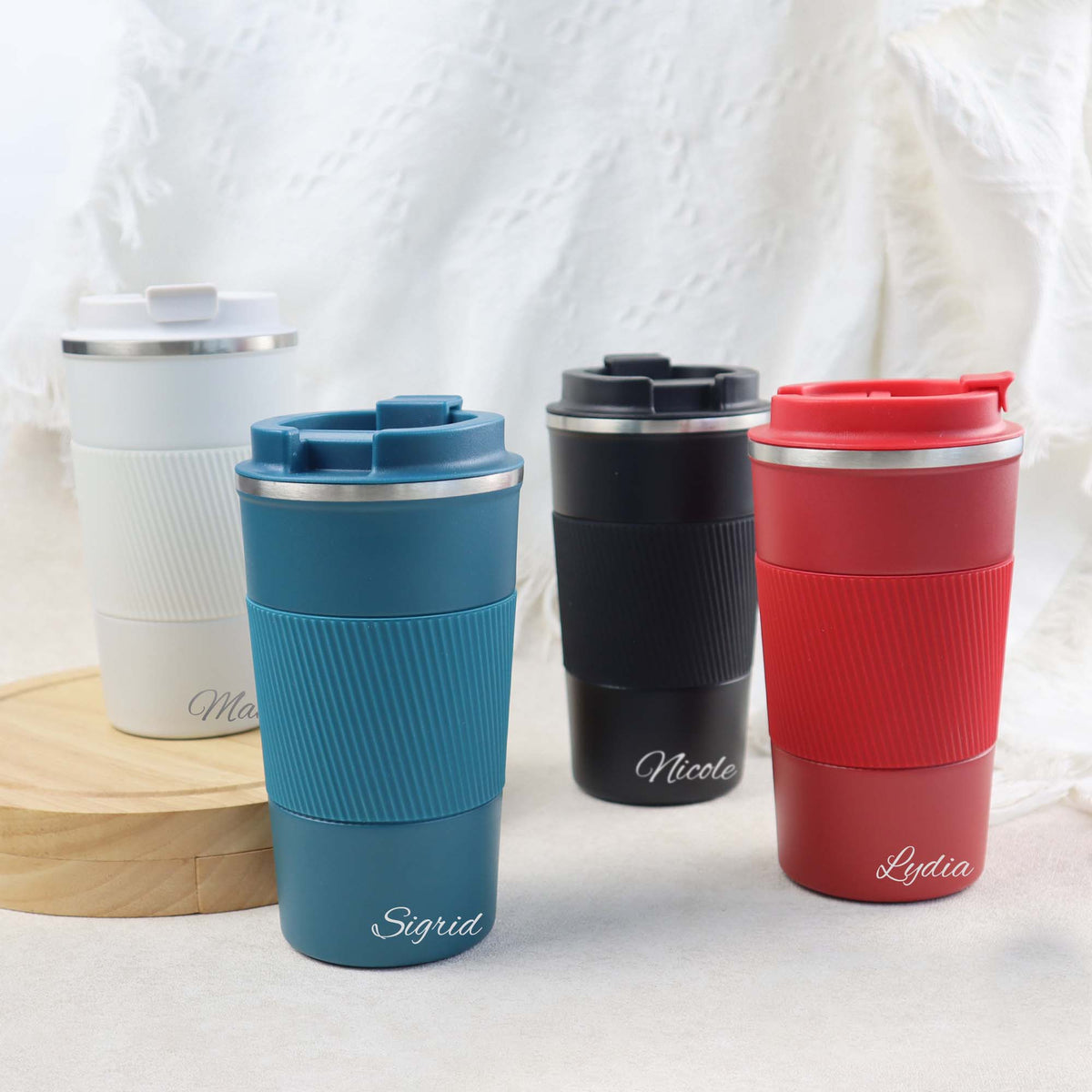 Reusable travel mug