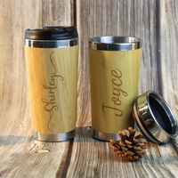 Personalized Bamboo Travel Cup