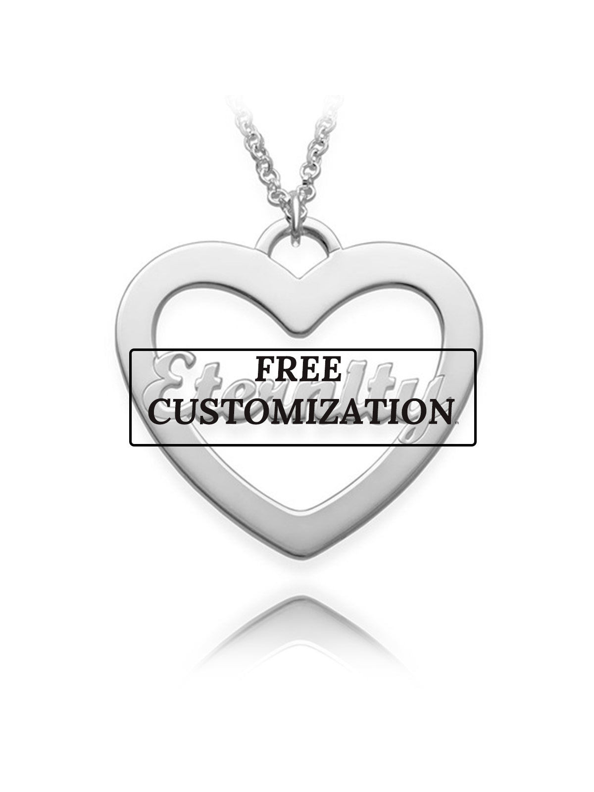 Single Heart Necklace Silver S925