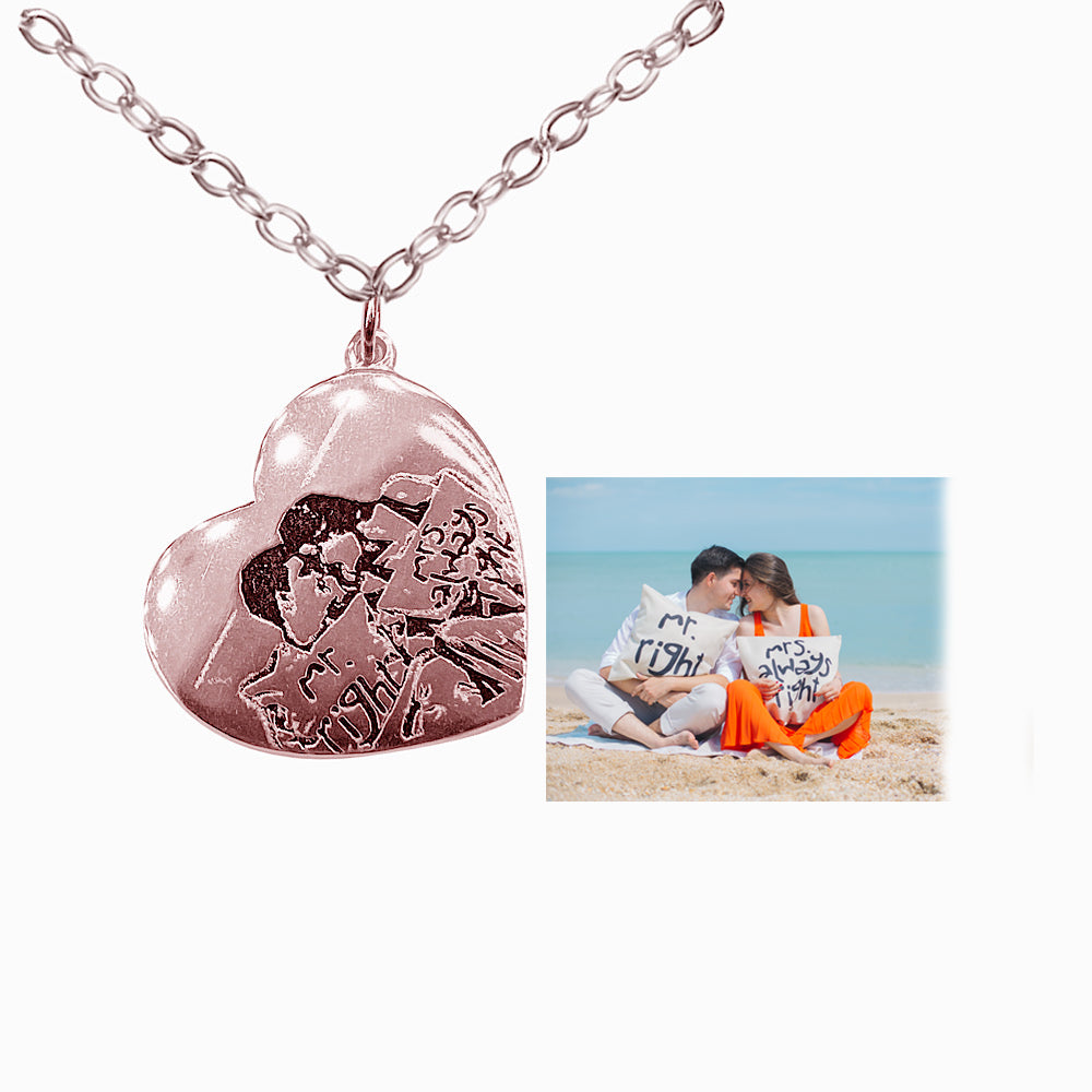 Love Photo Necklace S925