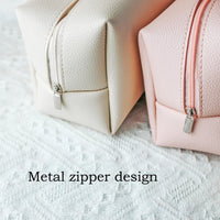 Personalized Leather Cosmetic Bag