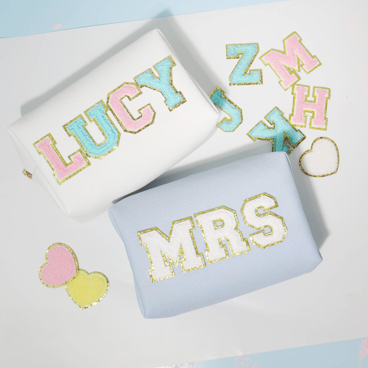 Custom Monogram Makeup Bag