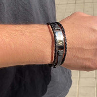 Personalized Braid men core bracelet