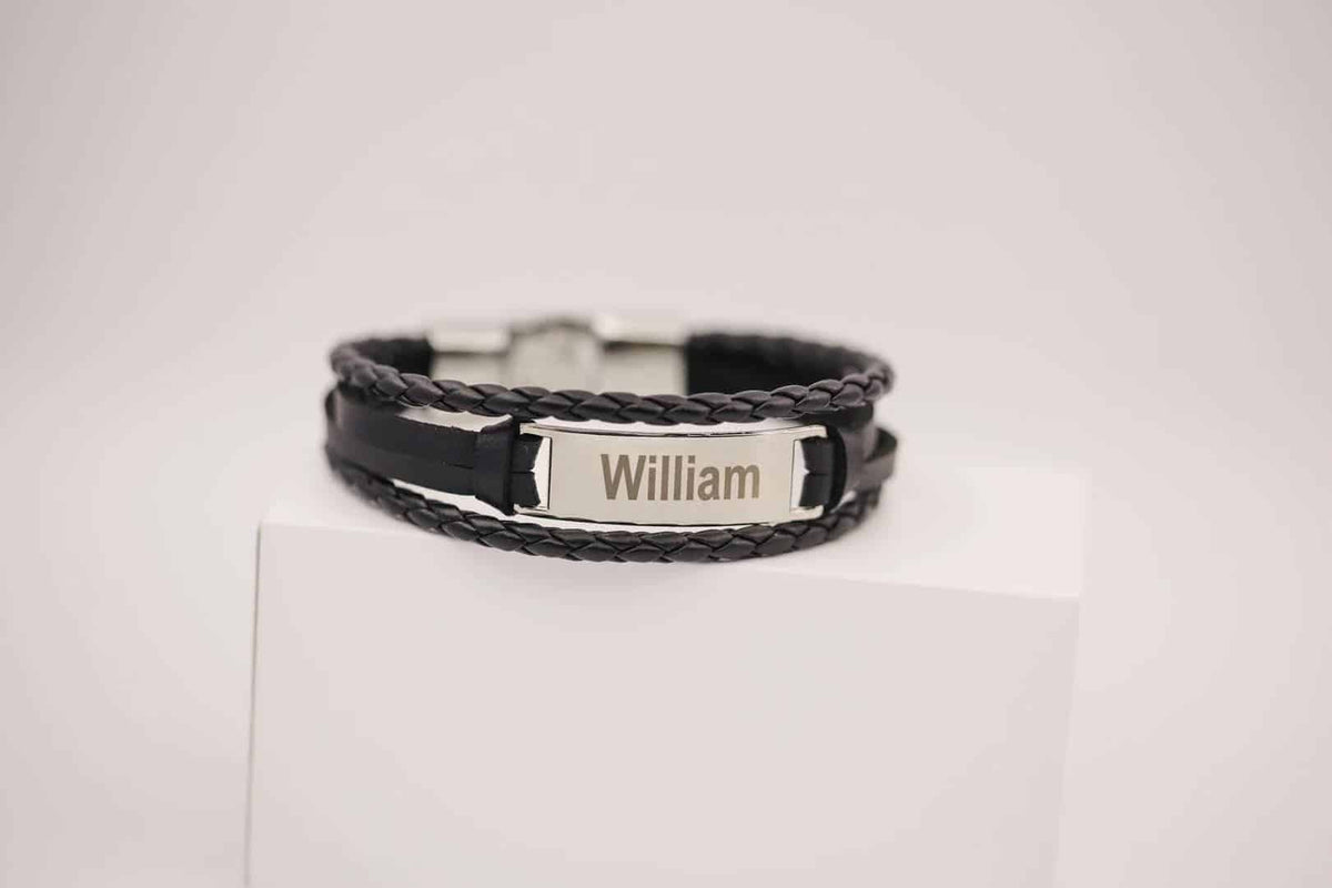 Personalized Braid men core bracelet