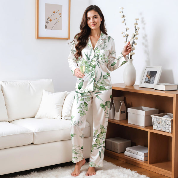 Personalized Floral Bridal Party Pyjamas