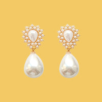 Julia Retro Pearl Earrings