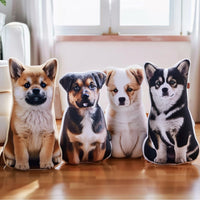 Personalized Pet Shaped Pillow, Pet Portrait Pillow