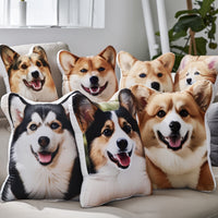 Personalized Pet Shaped Pillow, Pet Portrait Pillow