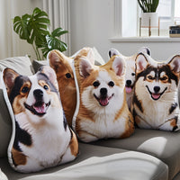 Personalized Pet Shaped Pillow, Pet Portrait Pillow