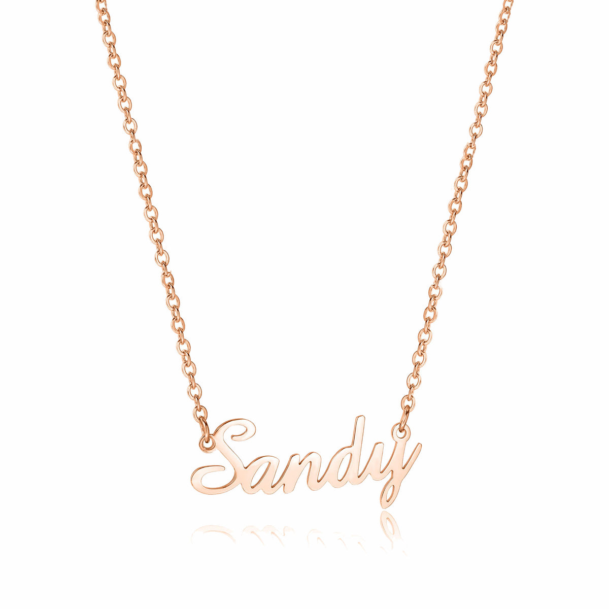 Sandy Style Name Necklace Copper