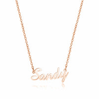 Sandy Style Name Necklace Copper