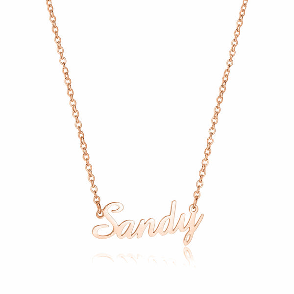 Sandy Style Name Necklace Copper