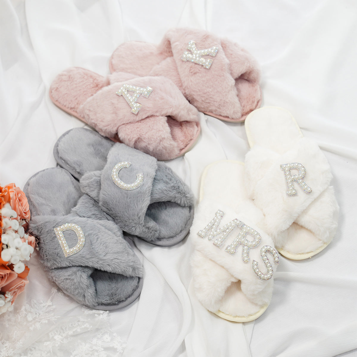 Personalized Bridal Slipper for Bridesmaid Gifts