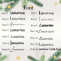 Personalized Stockings with Name, Family Matching Christmas Stockings