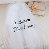 Personalized Bride To Be Veil