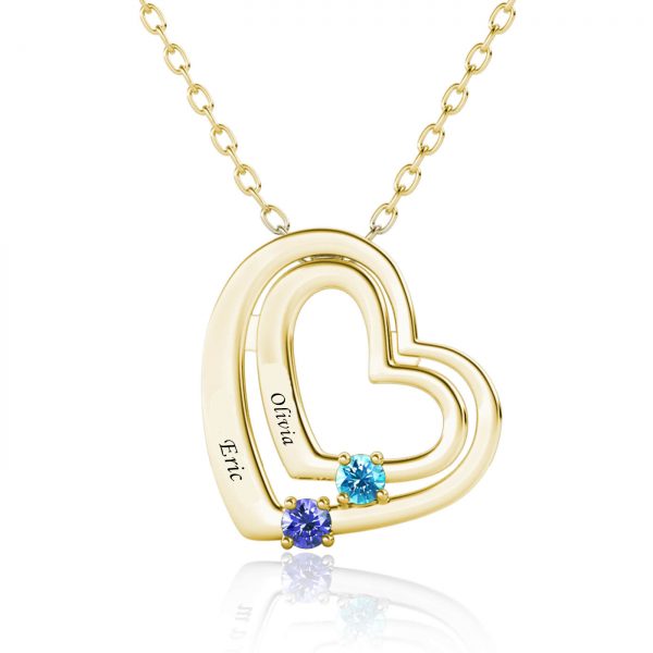 love style name necklace with name on it 18k gold