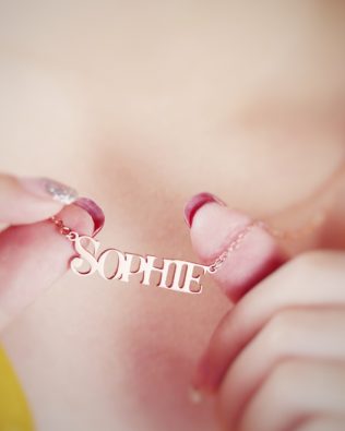 sophie style name necklace