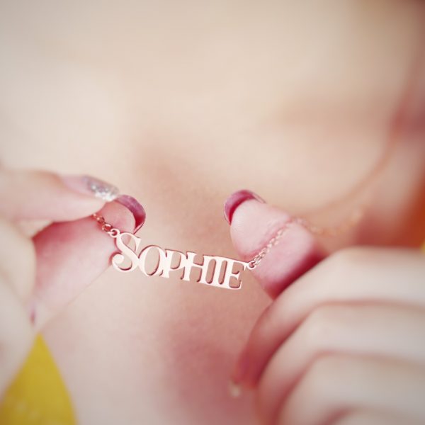 sophie style name necklace