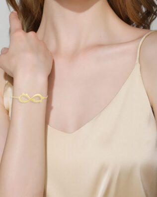 infinity 2 name bracelet model