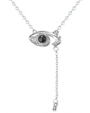 ‘I Love You’ in Your Eye Necklace