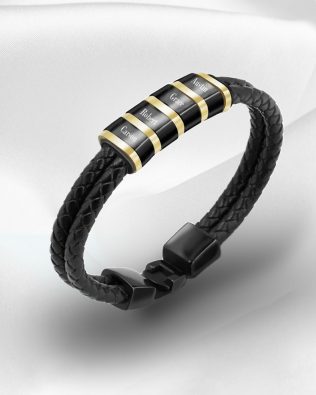 Personalized Layered Bead Bracelet