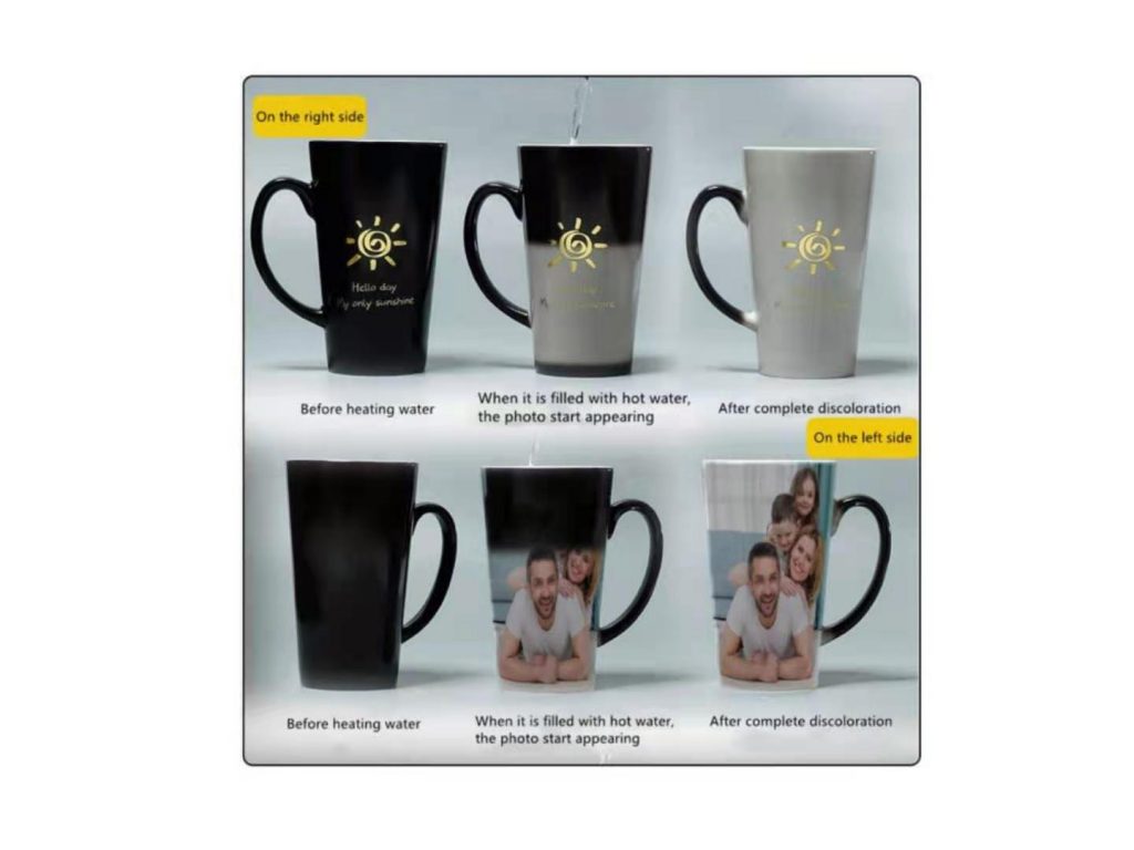 Personalized Slim Photo Magic Mug