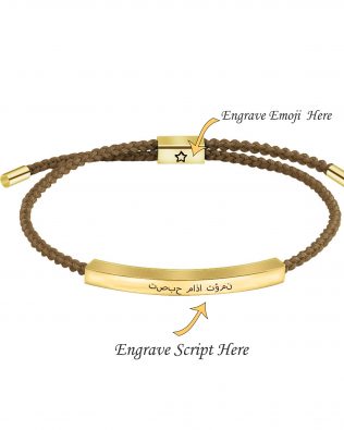 Personalized Reminder Braids Bracelet