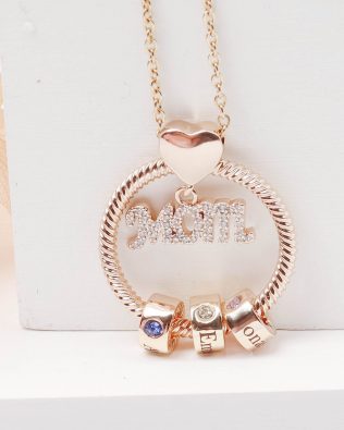 personalized super mom name necklace 4